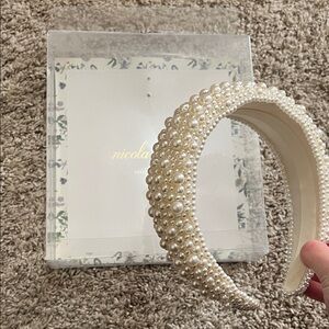 Nicola Bathie x Antonio Melani pearl headband. Never worn.